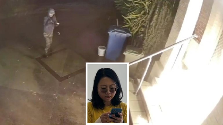 Tsai-Wei Hung set fire to the entrance to her former landlord's home after her eviction.