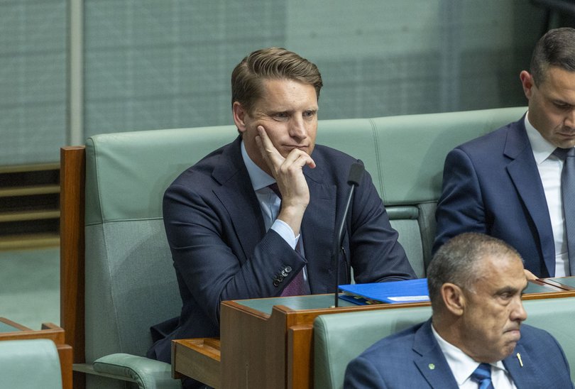 Andrew Hastie during Question Time in the House of Representatives at Parliament House, Canberra.