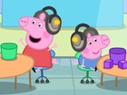 Peppa and George take a hearing test.