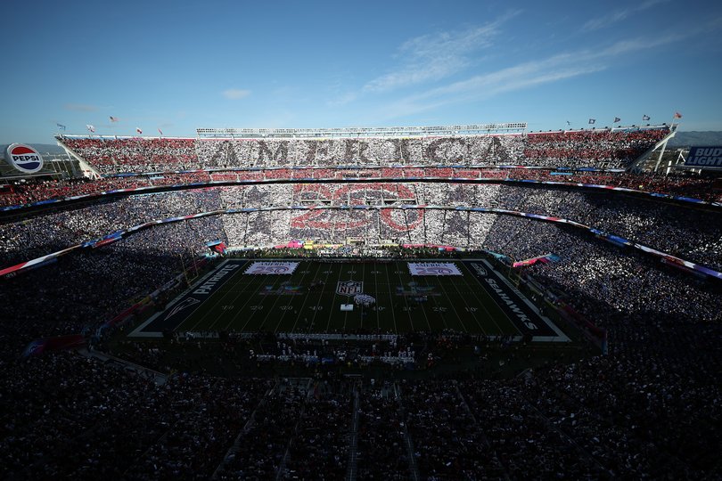 The overhead view at Levi’s Stadium.