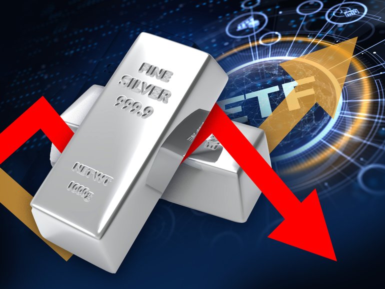 Silver’s price plunge has fuelled huge daily swings in the value of popular ETFs linked to the precious metal.