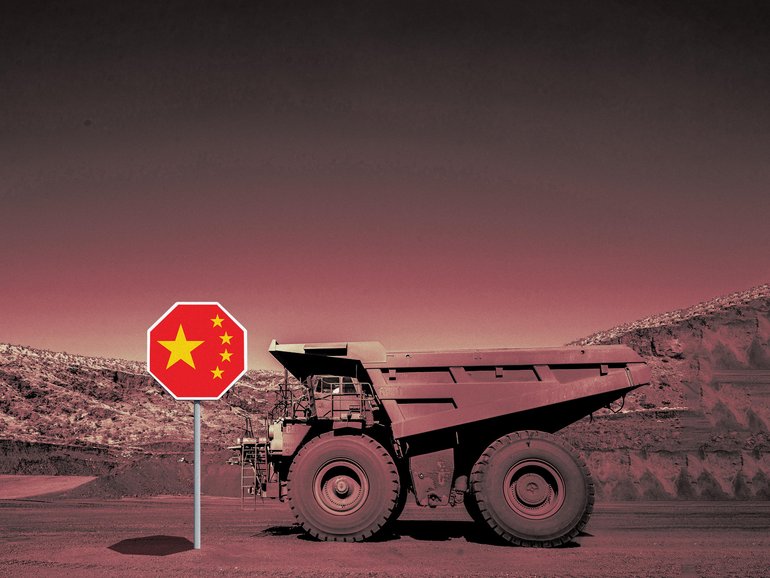 China is already buying less iron ore from Australia.