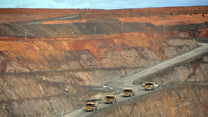 Operations at an outback gold mine have been suspended after the death of a construction worker.