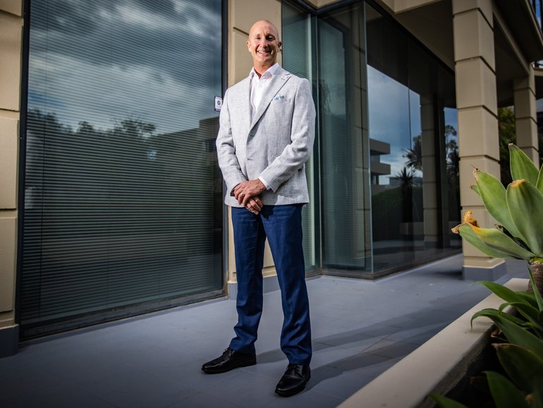 Ardea Resources managing director and chief executive Andrew Penkethman at the company's West Perth offices.
