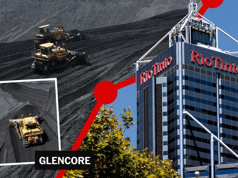 A Rio Tinto-Glencore merger ?would have created the world's largest mining company. (Paul Braven/AAP PHOTOS)