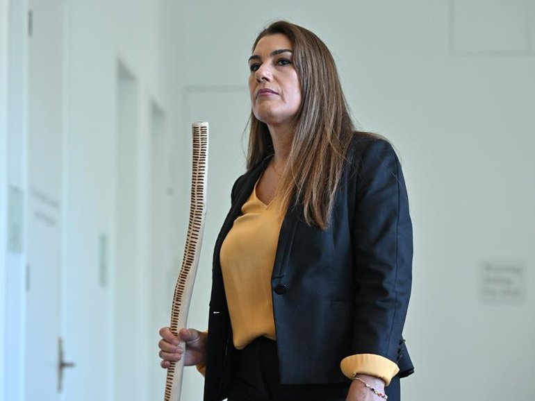 Independent senator Lidia Thorpe has been critical of Prime Minister Anthony Albanese’s response. (Mick Tsikas/AAP PHOTOS)