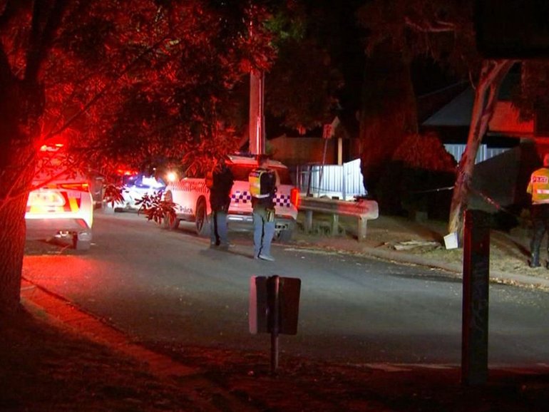 An alleged assault victim has been airlifted to hospital with burn injuries.