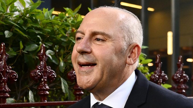 Tony Mokbel has walked free from court after having his remaining drug charge dropped. (Joel Carrett/AAP PHOTOS)