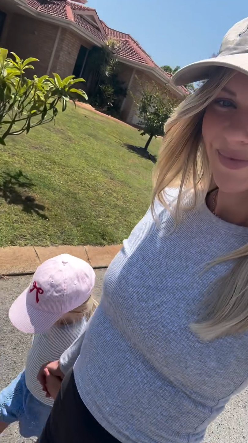 Jules on a walk with her daughter with followers rushing to spread support on the Instagram post, wishing her well on a journey of healing.
