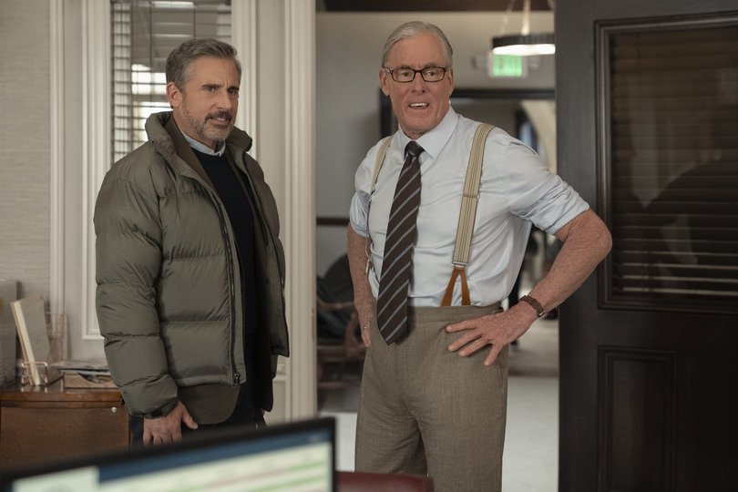 Steve Carell and John C. McGinley.