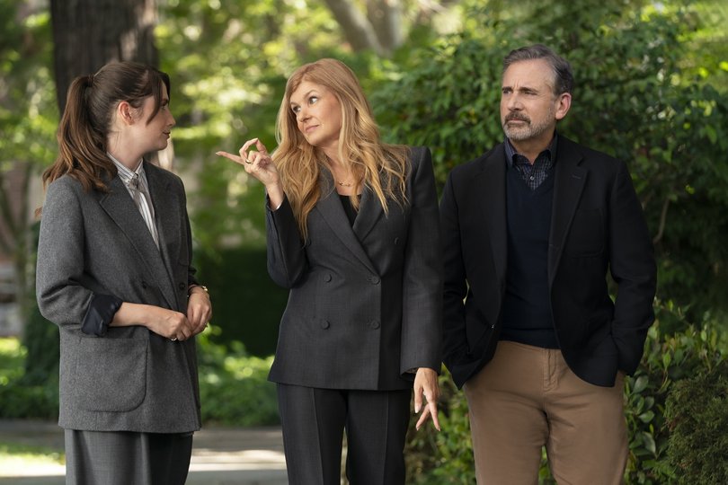 Charly Clive, Connie Britton and Steve Carell.