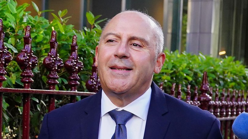 Tony Mokbel outside court. 