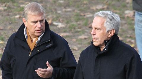 Prince Andrew and Jeffrey Epstein in New York in 2010.