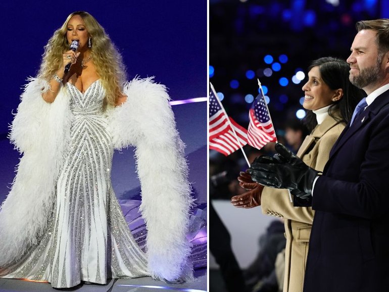 Mariah Carey put on a show as JD Vance was booed during the opening ceremony. 