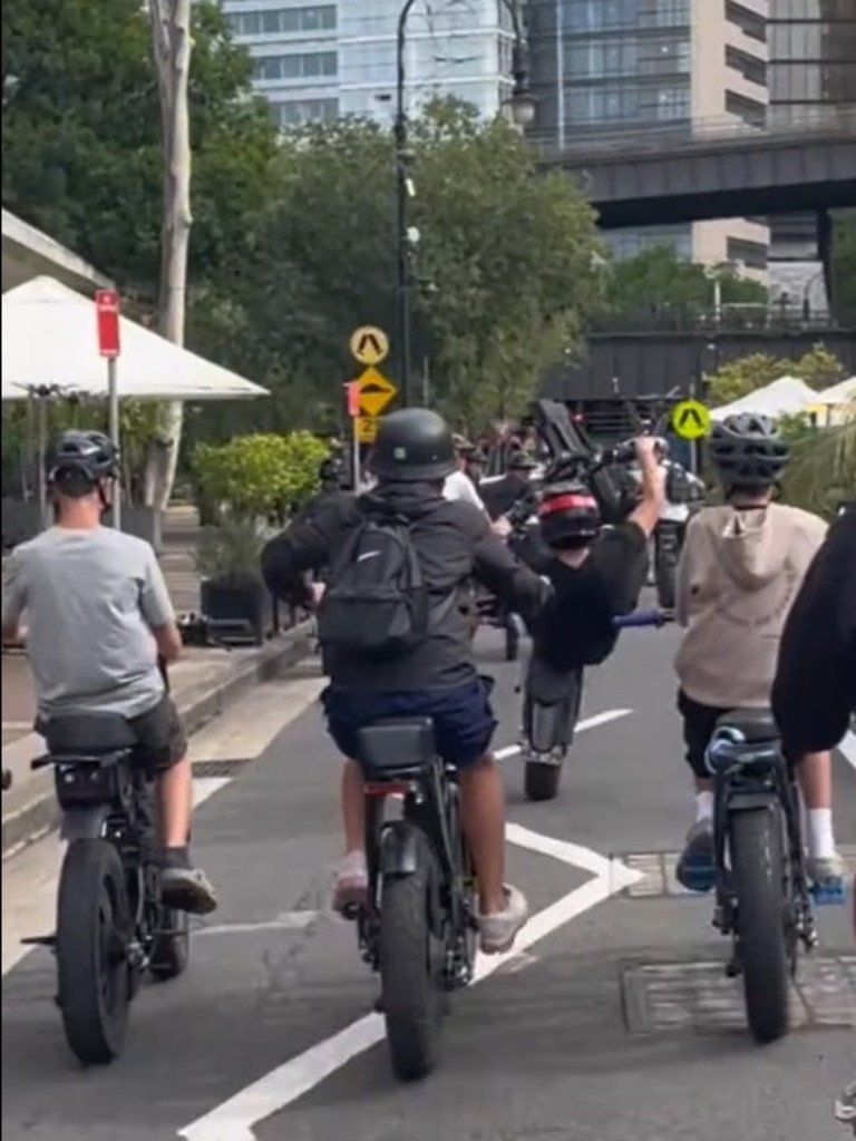 A 26-year-old man has been fined over the stunt. Picture: NewsWire Handout