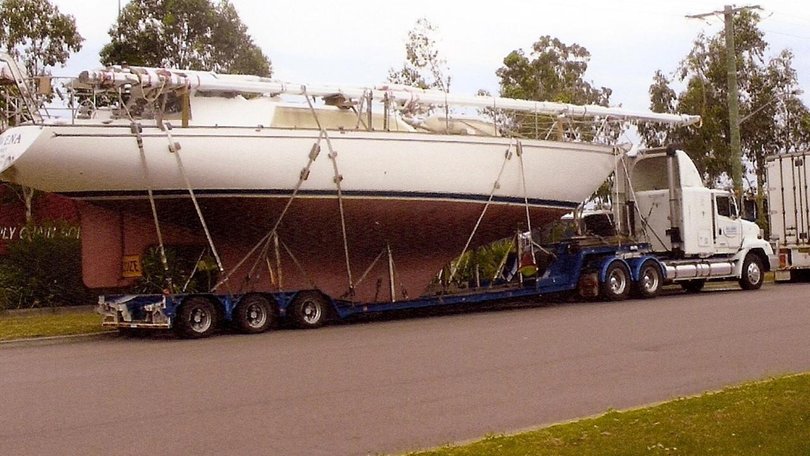 Mokbel fled on a yacht called the Edwena. Picture: Supplied.