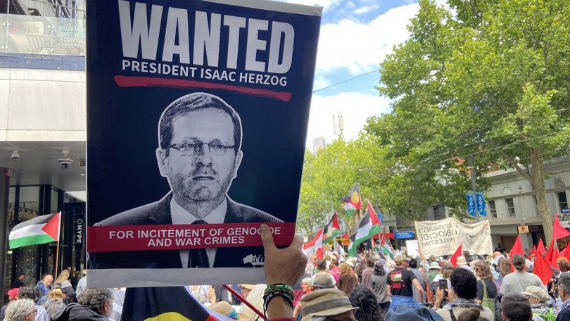 Protesters and human rights experts have called for Isaac Herzog's invitation to be rescinded. 