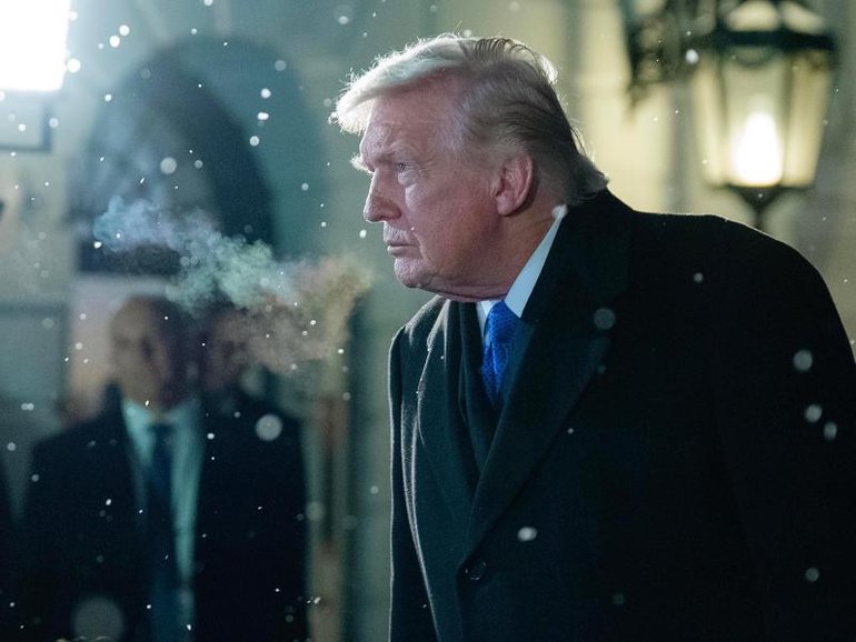 President Donald Trump is waging a campaign against the 'fake news enemy".