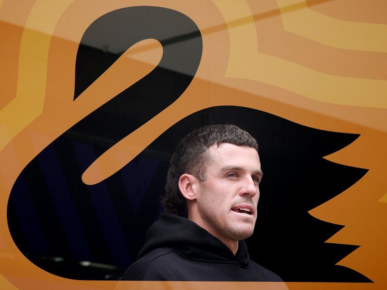 Jake Waterman on Tuesday.