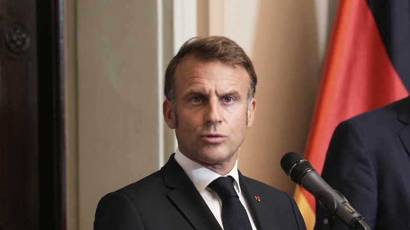 FILE: French President Emmanuel Macron.