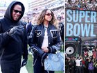 Some of the globe’s most famous faces joined in on the action for Super Bowl LX as NFL fans gear up for the match between the Seattle Seahawks and the New England Patriots.