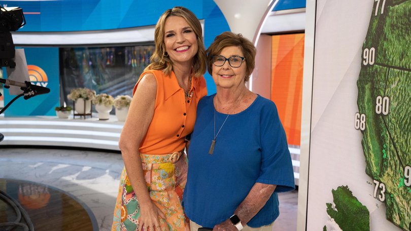 Savannah Guthrie and mother Nancy Guthrie. 