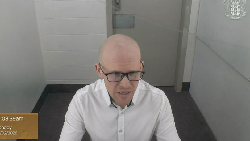 Brenton Tarrant appears before the court by video from Auckland Prison in Auckland. (New Zealand Court of Appeal via AP)
