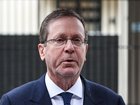 Israeli President Isaac Herzog addresses the media during a ceremony in Bondi Beach.
