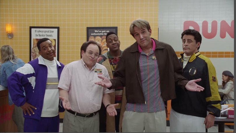 Superbowl LX ad - Alfonso Ribeiro, Jason Alexander, Jaleel White, Ben Affleck and Matt LeBlanc appear in the Good Will Dunkin’ Super Bowl ad for Dunkin’ Donuts. 

