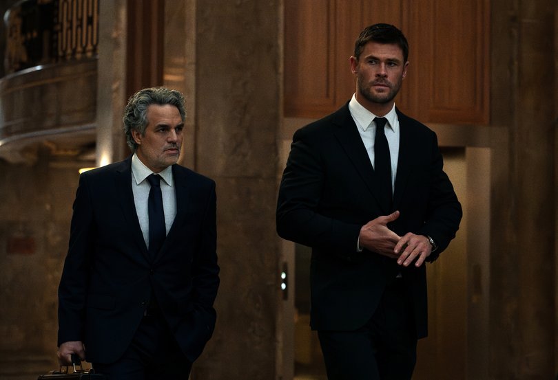 Mark Ruffalo and Chris Hemsworth, previous scene partners in Marvel movies, reset their onscreen dynamic for Crime 101.