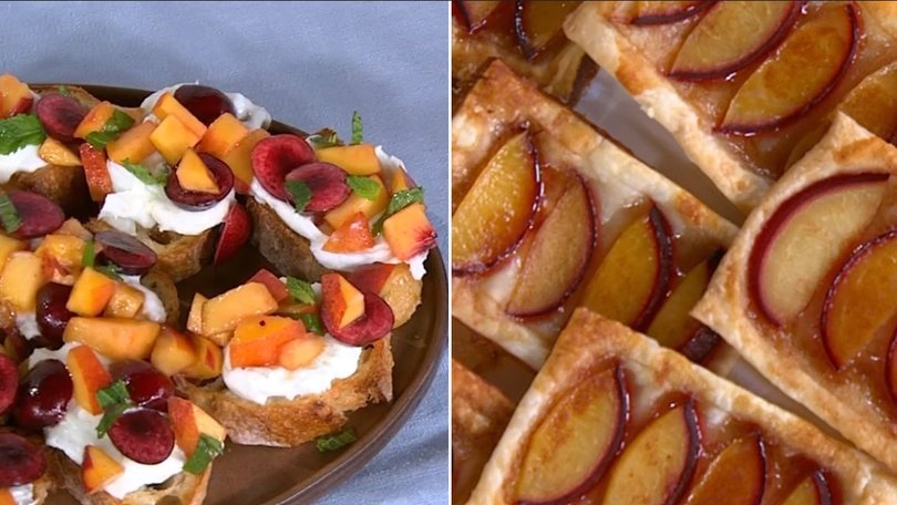 Two recipes from Red Rich Fruits.