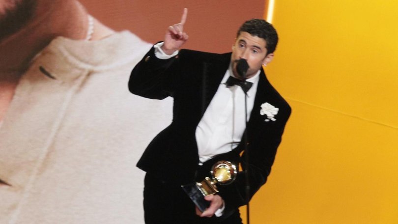 Bad Bunny won album of the year and the Grammy for música urbana album. (EPA PHOTO)