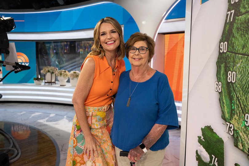 Savannah Guthrie and her mother Nancy Guthrie in 2023.