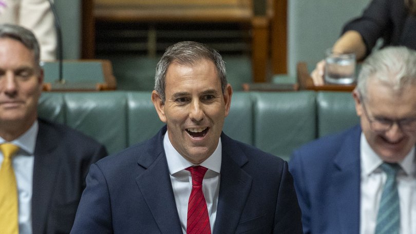 Jim Chalmers during Question Time in the House of Representatives at Parliament House, Canberra.
