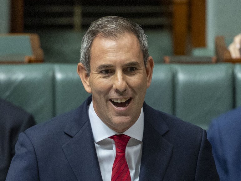 Jim Chalmers during Question Time in the House of Representatives at Parliament House, Canberra.