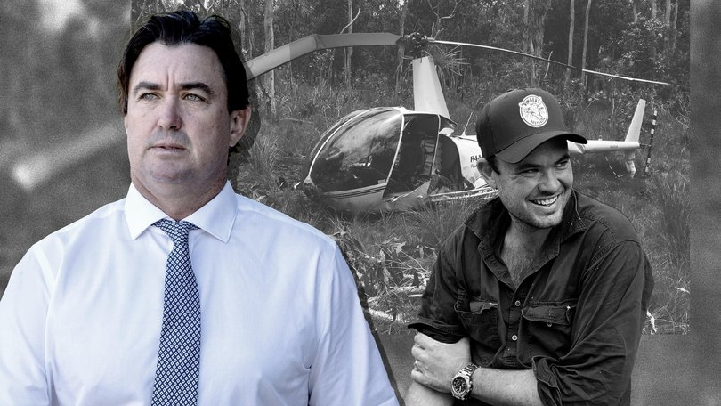 Matt Wright, left, has failed to lodge an appeal against his convictions regarding the helicopter crash which killed his Netflix co-star Chris Wilson, right.