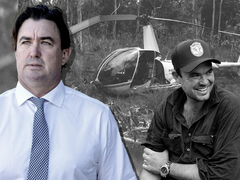 Matt Wright, left, has failed to lodge an appeal against his convictions regarding the helicopter crash which killed his Netflix co-star Chris Wilson, right.