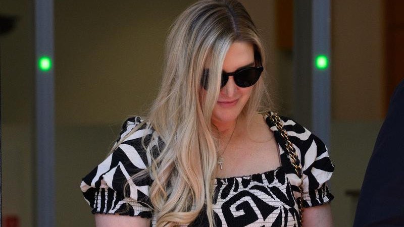 Lauren Ashley Mastrosa has been found guilty of child abuse over her erotic novel. (Dan Himbrechts/AAP PHOTOS)
