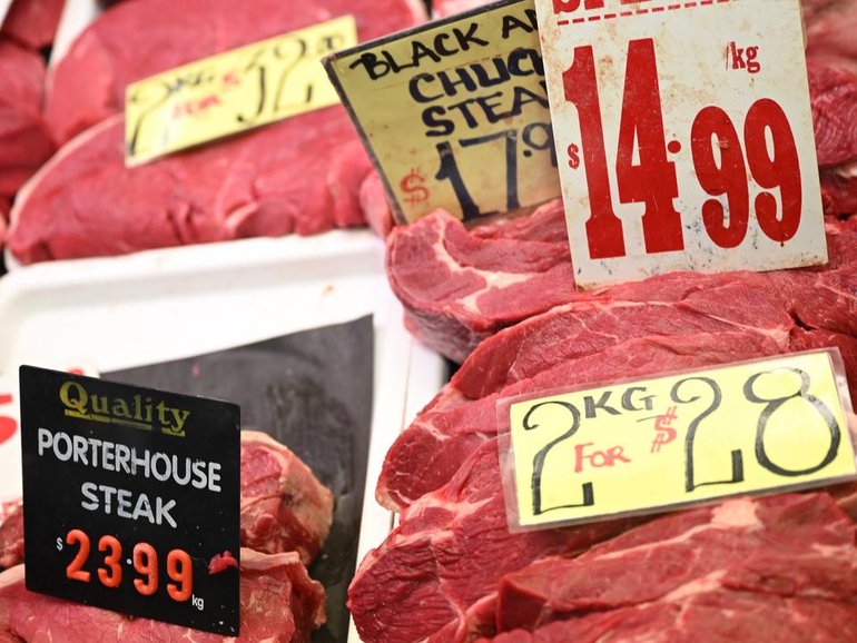 China has slapped 55 per cent tariffs on beef imports from many nations including Australia. 