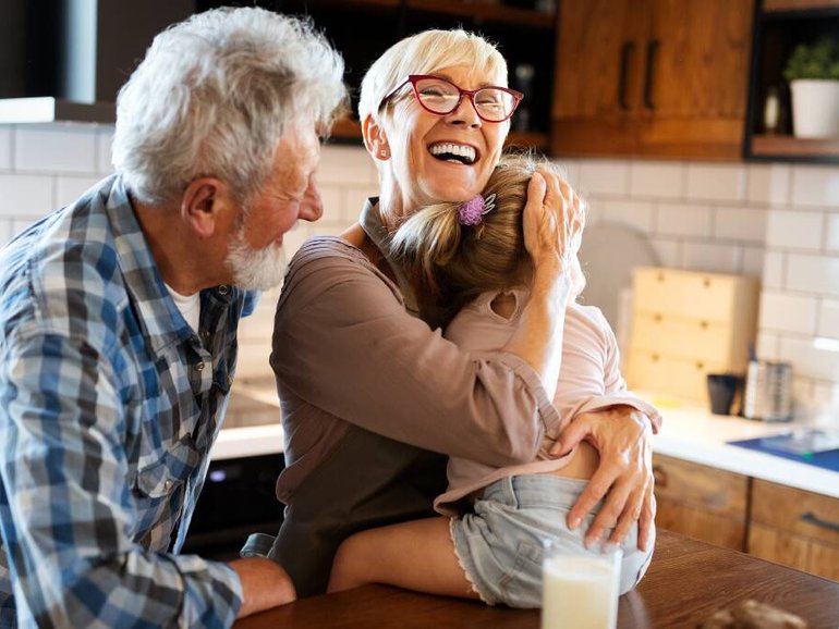 Older Australians cited family and friends as a top consideration when choosing where to live later in life, including being closer to grandchildren. Pic: Shutterstock