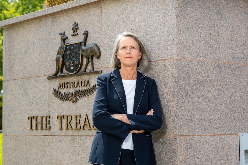 Jenny Wilkinson PSM was appointed Secretary to the Australian Treasury on June 16, 2025, becoming the first woman to hold the position. Picture: Gary Ramage