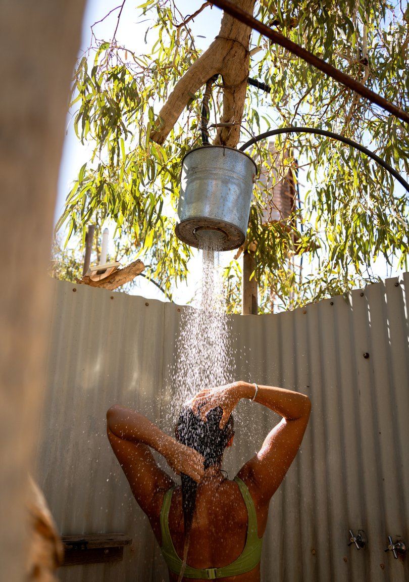 Bullara Station’s Lava Tree showers