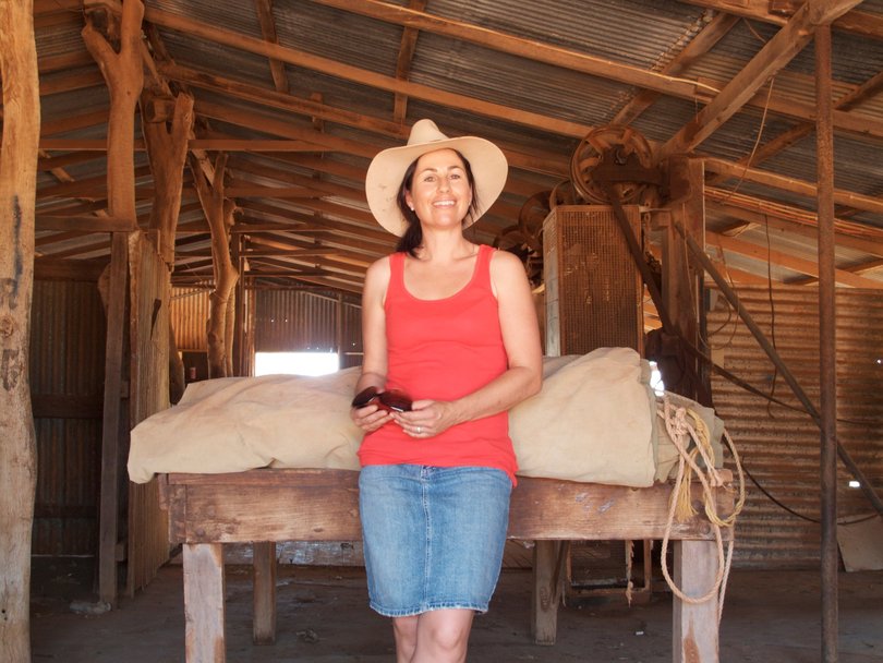 Bullara Station owner Edwina Shellcross opened her home to the cast and crew of Home And Away.