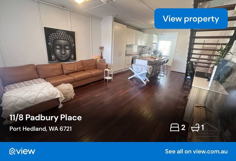 This fibro two bedroom apartment is $1200 per week ()