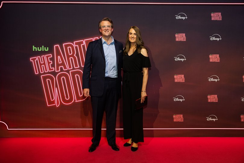 James McNamara and Rebecca McNamara at The Artful Dodger launch event.