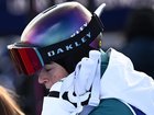 Jakara Anthony was left devastated after her last moguls run went wrong in the Olympic final. (Dan Himbrechts/AAP PHOTOS)