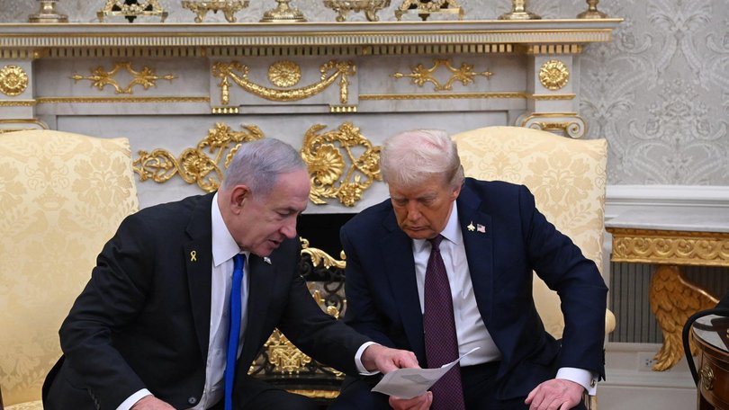 FILE: Israeli Prime Minister Benjamin Netanyahu and US President Donald Trump