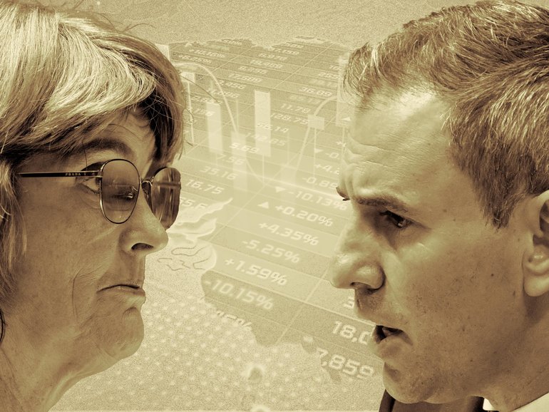 RBA Governor Michele Bullock and Treasurer Jim Chalmers are facing pressure over the economy and interest rate rises. 