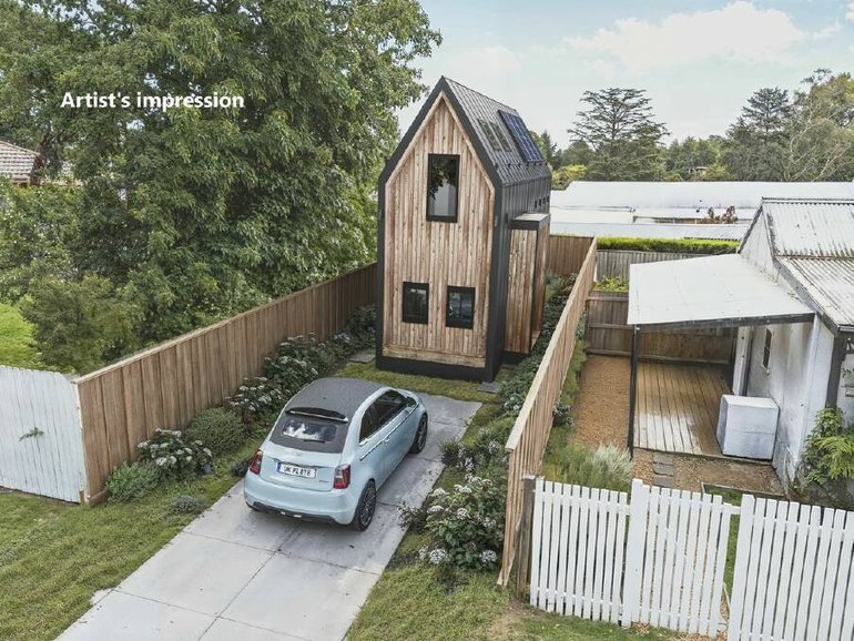 Making money close to home, a seller in the NSW Blue Mountains has listed their driveway.