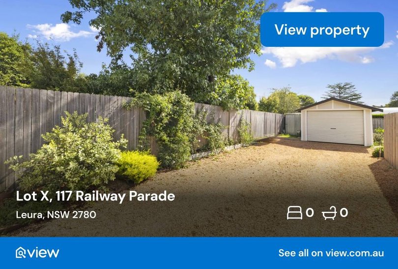 Lot X, 117 Railway Parade, Leura